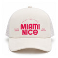 Vorderansicht mit pinkem Miami Nice Logo