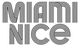 Miami Nice – Original Markenlogo in Off Black